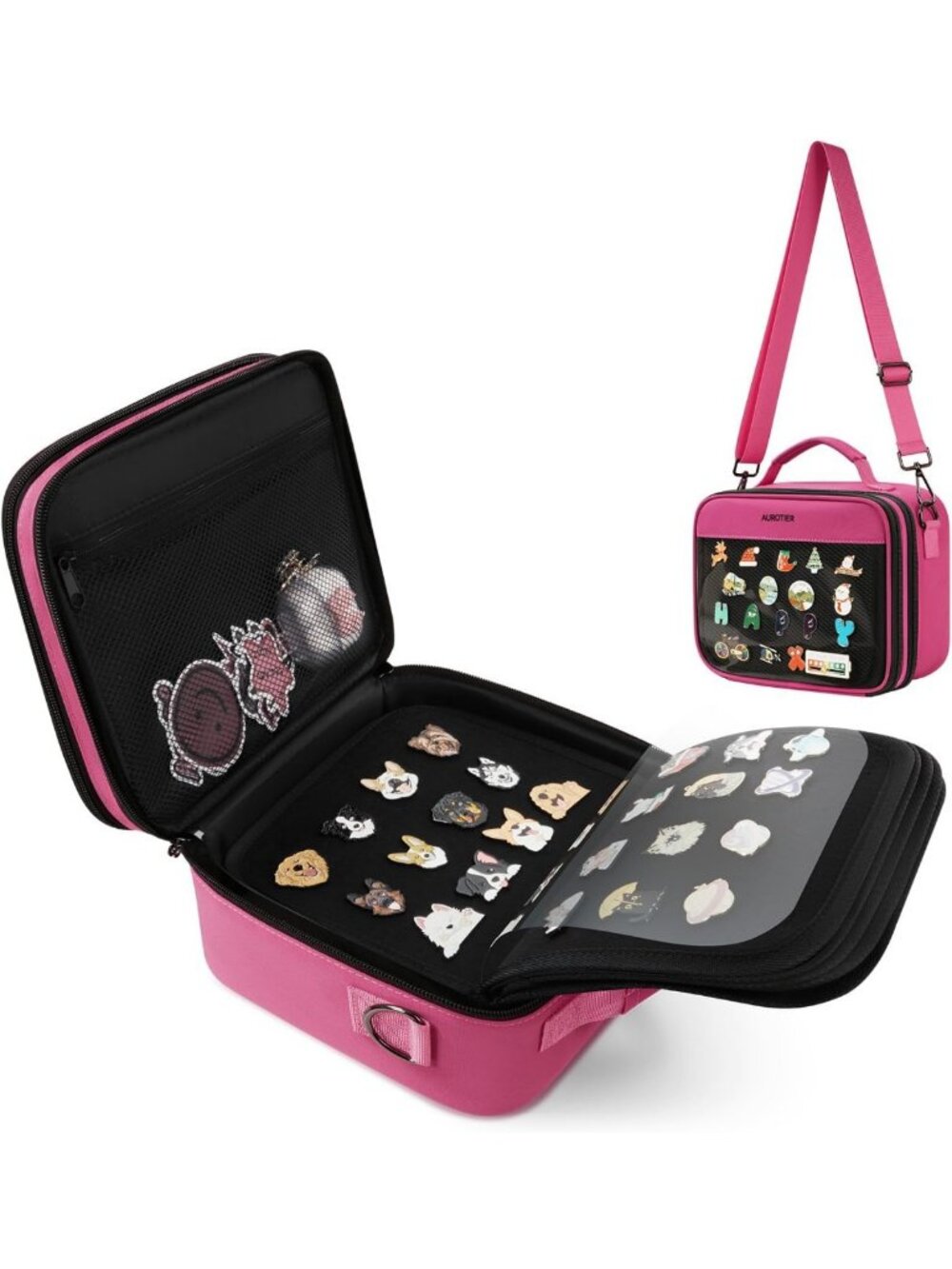 Enamel Pin Display Case & Collection Book - 12 Pages for Pins, Patches & Medals